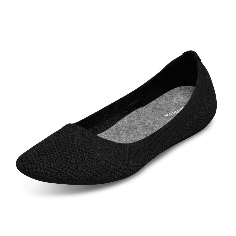 Allbirds Women's Tree Breezers - Flats Black - NYL890124